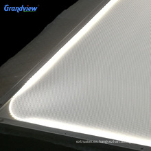 Material acrílico plano y sólido Panel de guía de luz de plexiglás de plexiglás con transmisión de alta luz